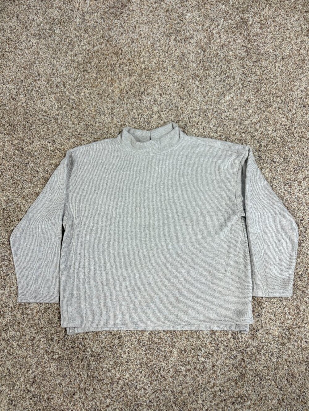 Simply Vera Wang mock neck sweater - NWOT - Beige - Womens XL - 2213